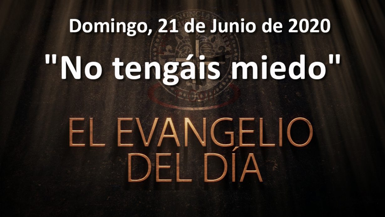 Domingo 21 de Junio, Evangelio del día y reflexión «No tengáis miedo